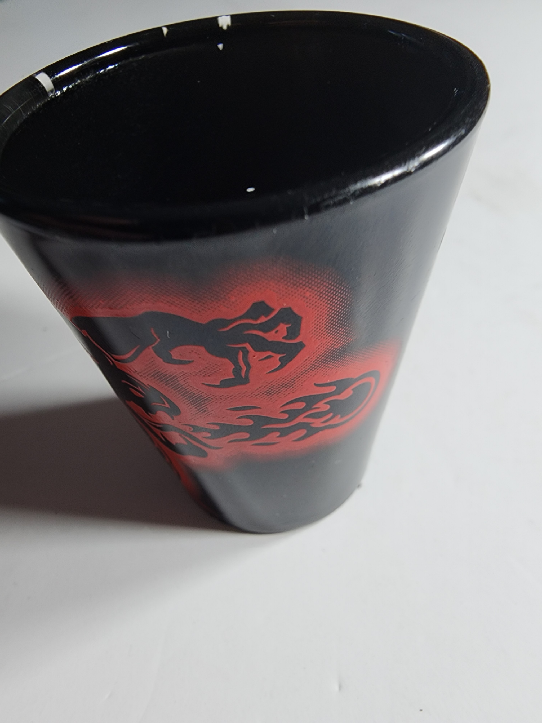 Black Shot Glass with Dragon Design - photo 5