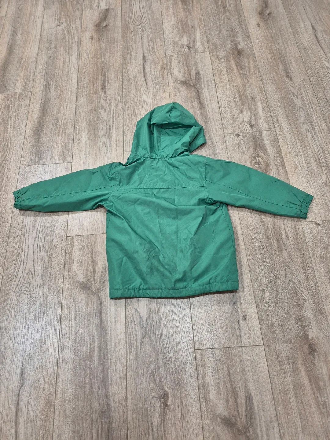 Size 5 Kids Carters Green Frog Rain Jacket image indicator(3)