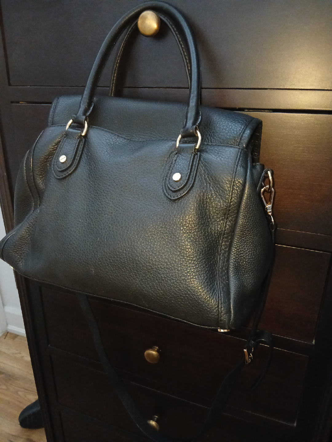 Michael Kors Black Leather Satchel - photo 4