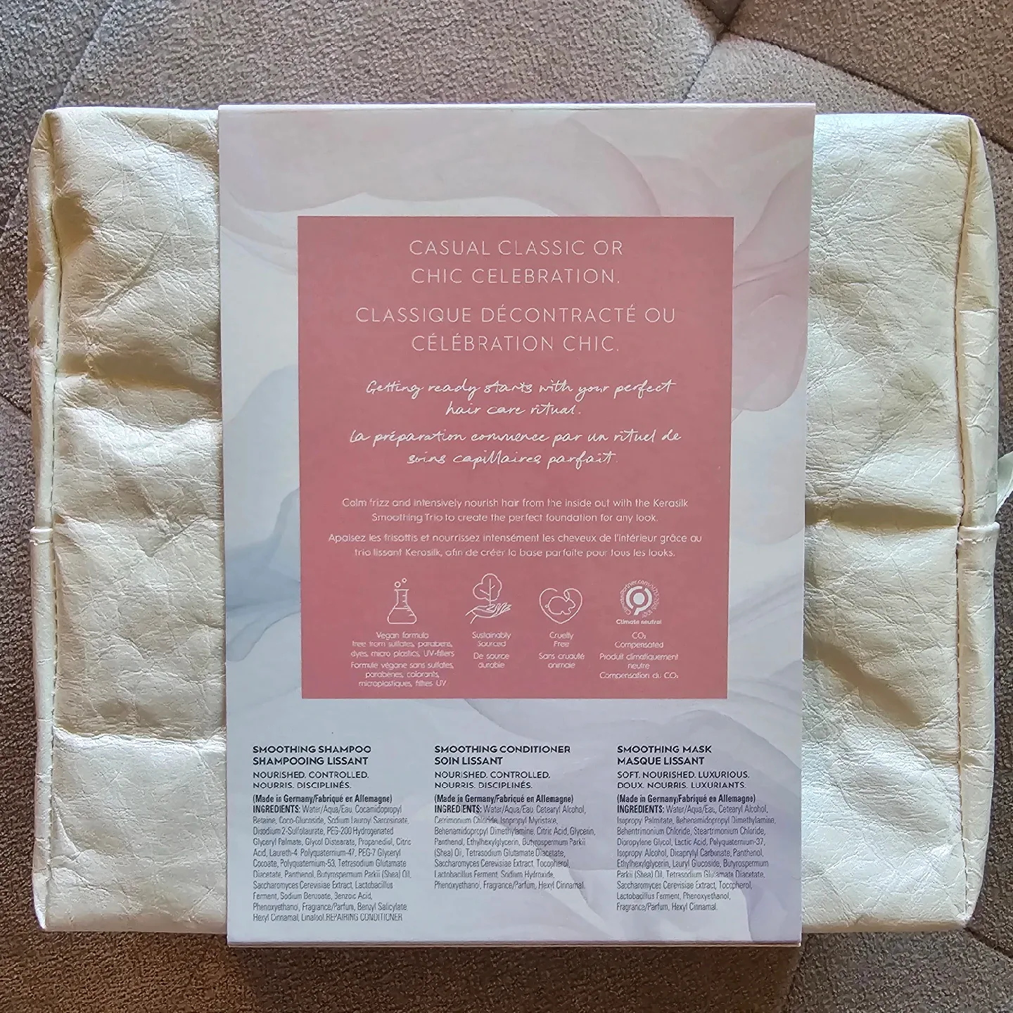 Kerasilk Smoothing Trio - Shampoo, Conditioner, Mask image indicator(3)