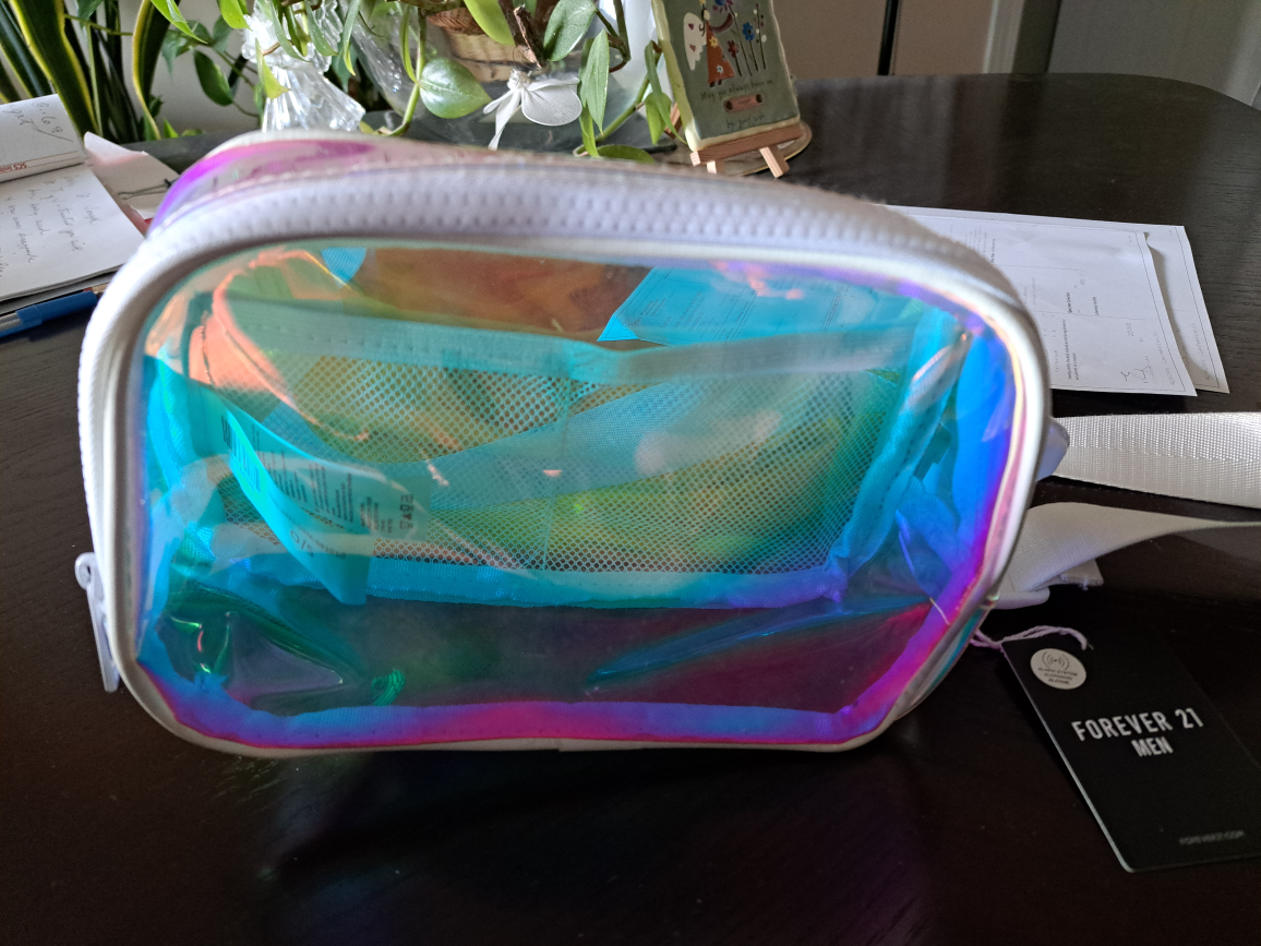 Forever 21 Iridescent Fanny Pack - New