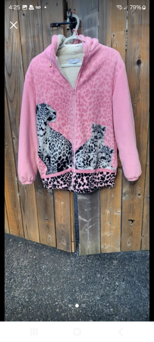 Pink Leopard Print jacket image indicator(2)