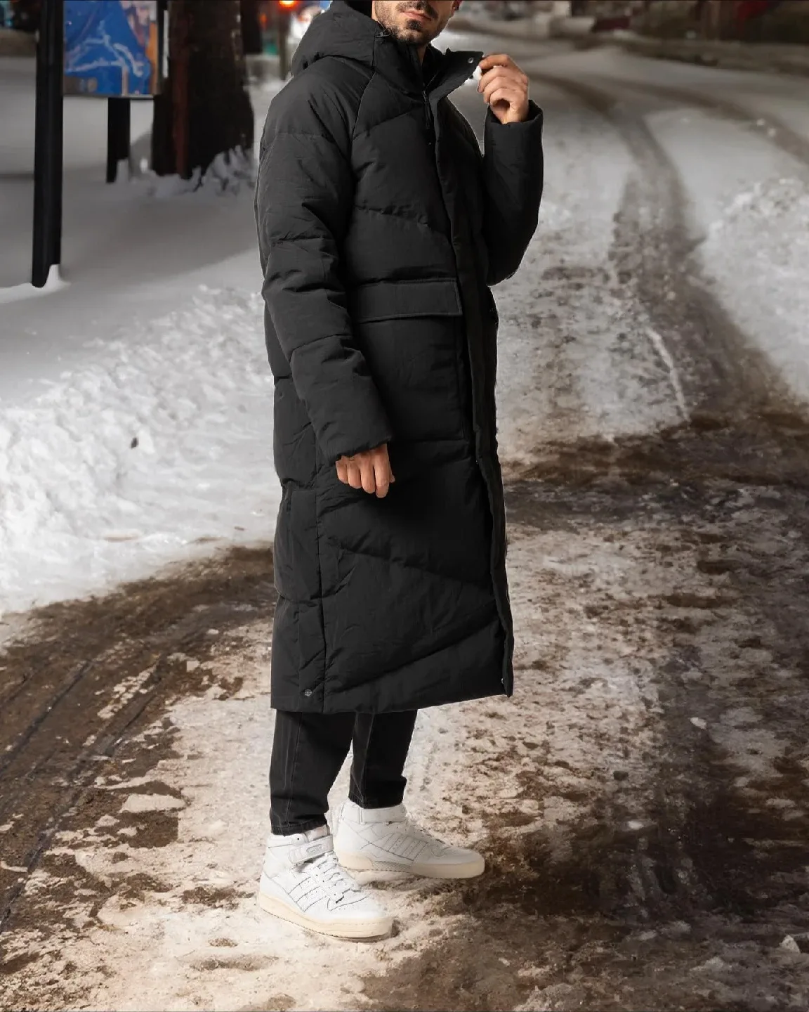 Adidas Padded Down Coat - Black image indicator(3)