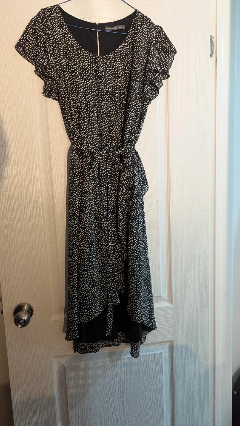 Black & White Polka Dot Dress size xl