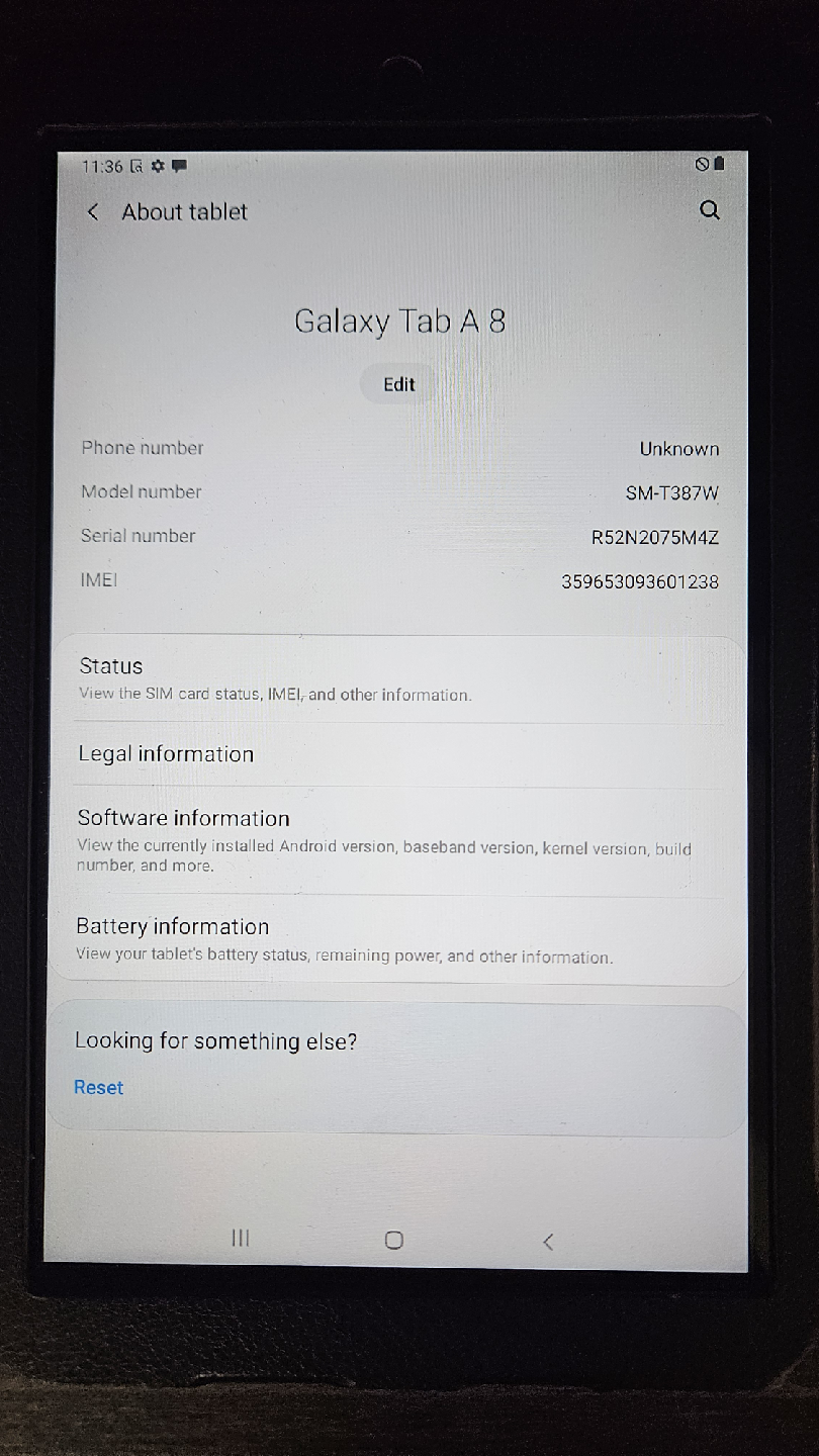 Samsung Tablet - photo 2