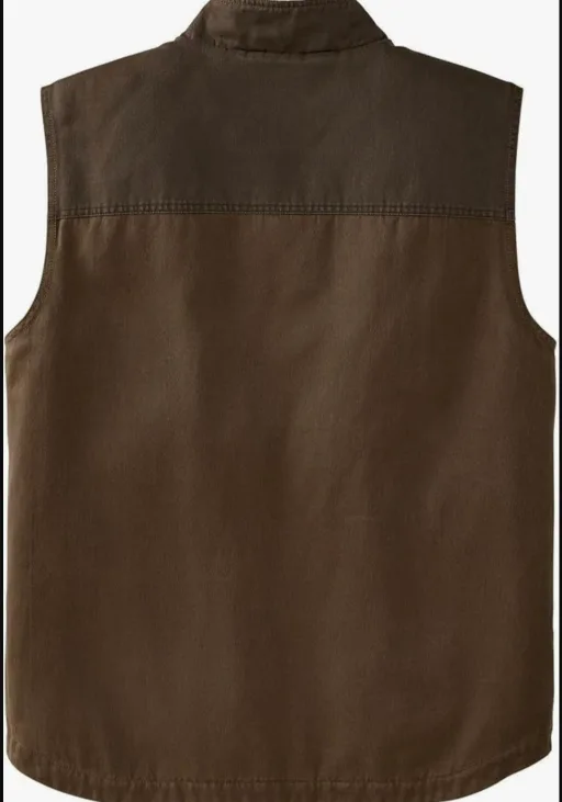 Legendary Whitetails mens Tough as Buck Canvas VestVest image indicator(5)