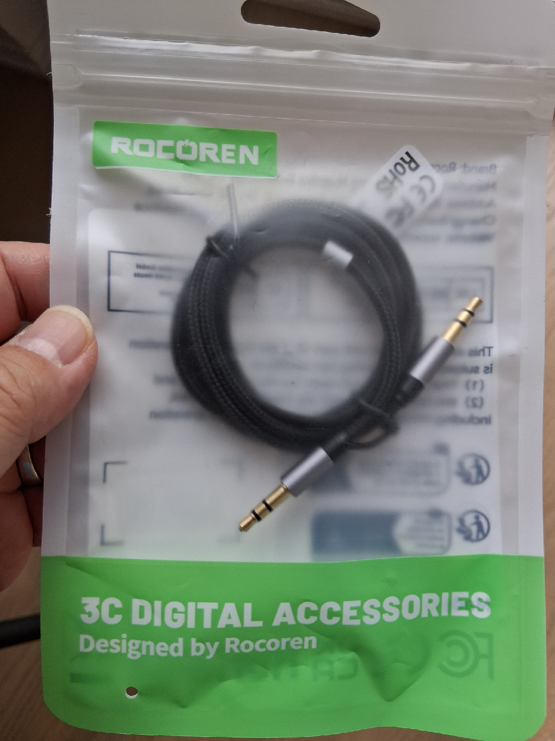 3.5mm Aux Cable, Audio Cable, 0.5m, Male to Male - photo 4