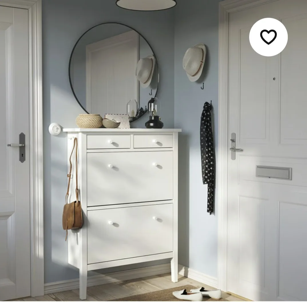 IKEA HEMNES Shoe Cabinet with 2 Compartments image indicator(5)