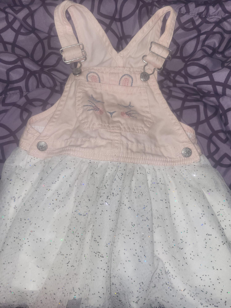 Girls' Dress with Overalls - photo 2