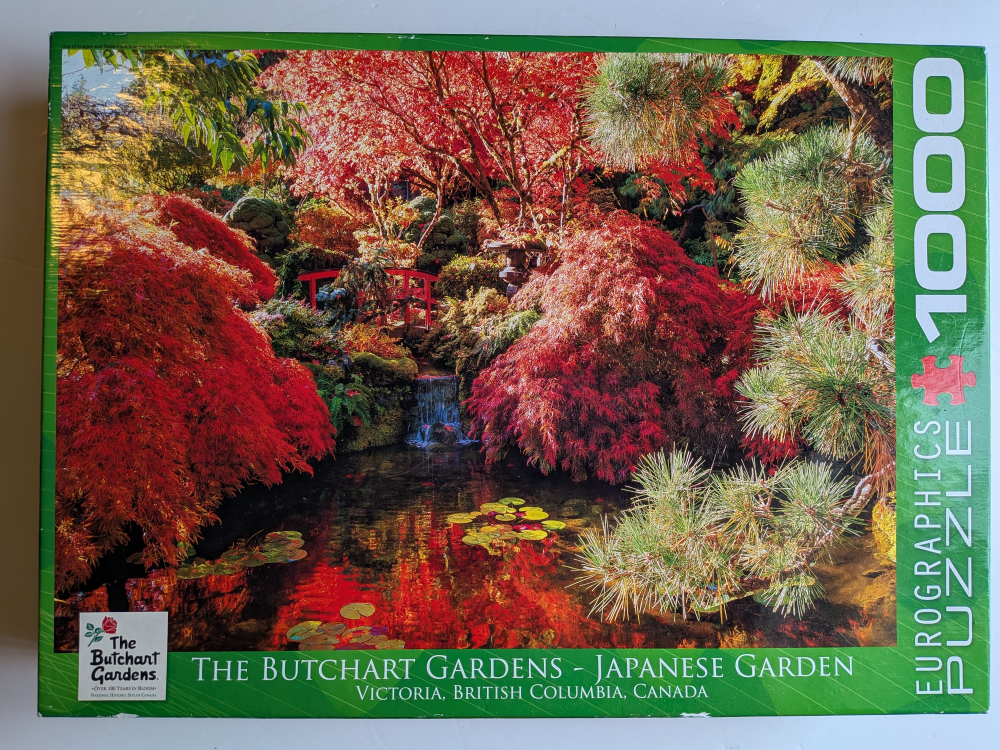 Eurographics Butchart Gardens 1000 Piece Puzzle