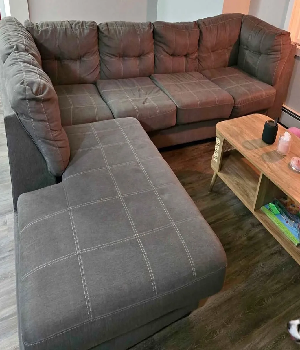 Large Grey Sectional Couch