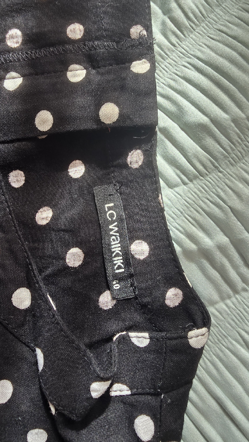 LC Waikiki Black Polka Dot Dress - Size 40 EU - photo 3