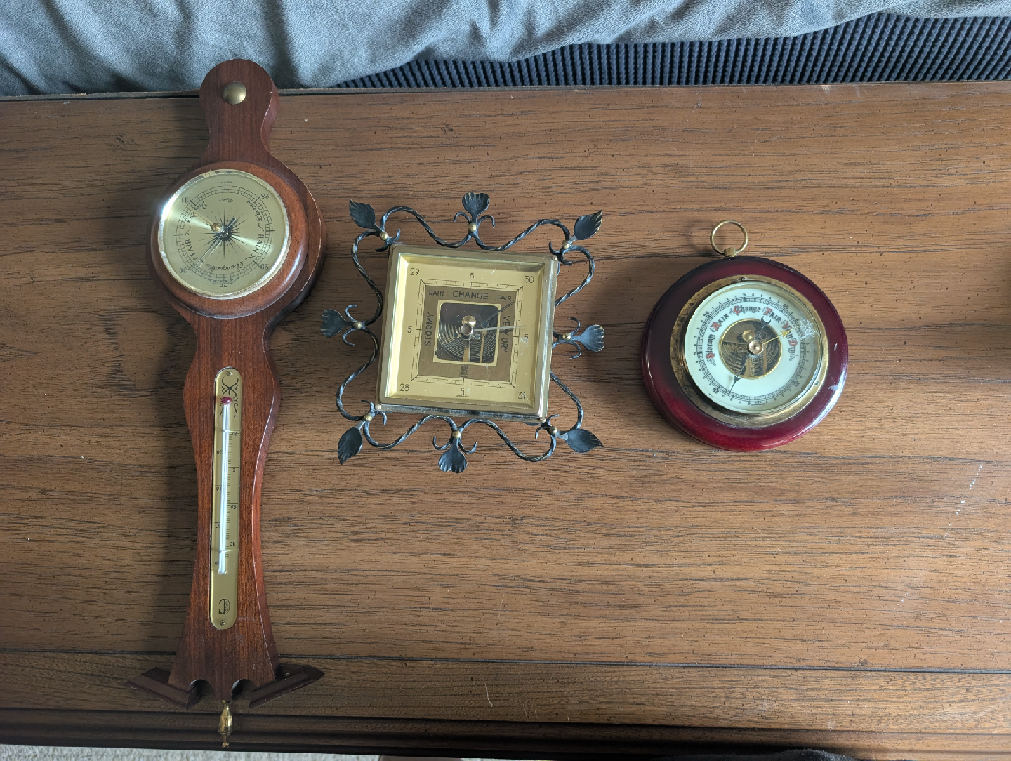 vintage set of  3 made in Germany barometers