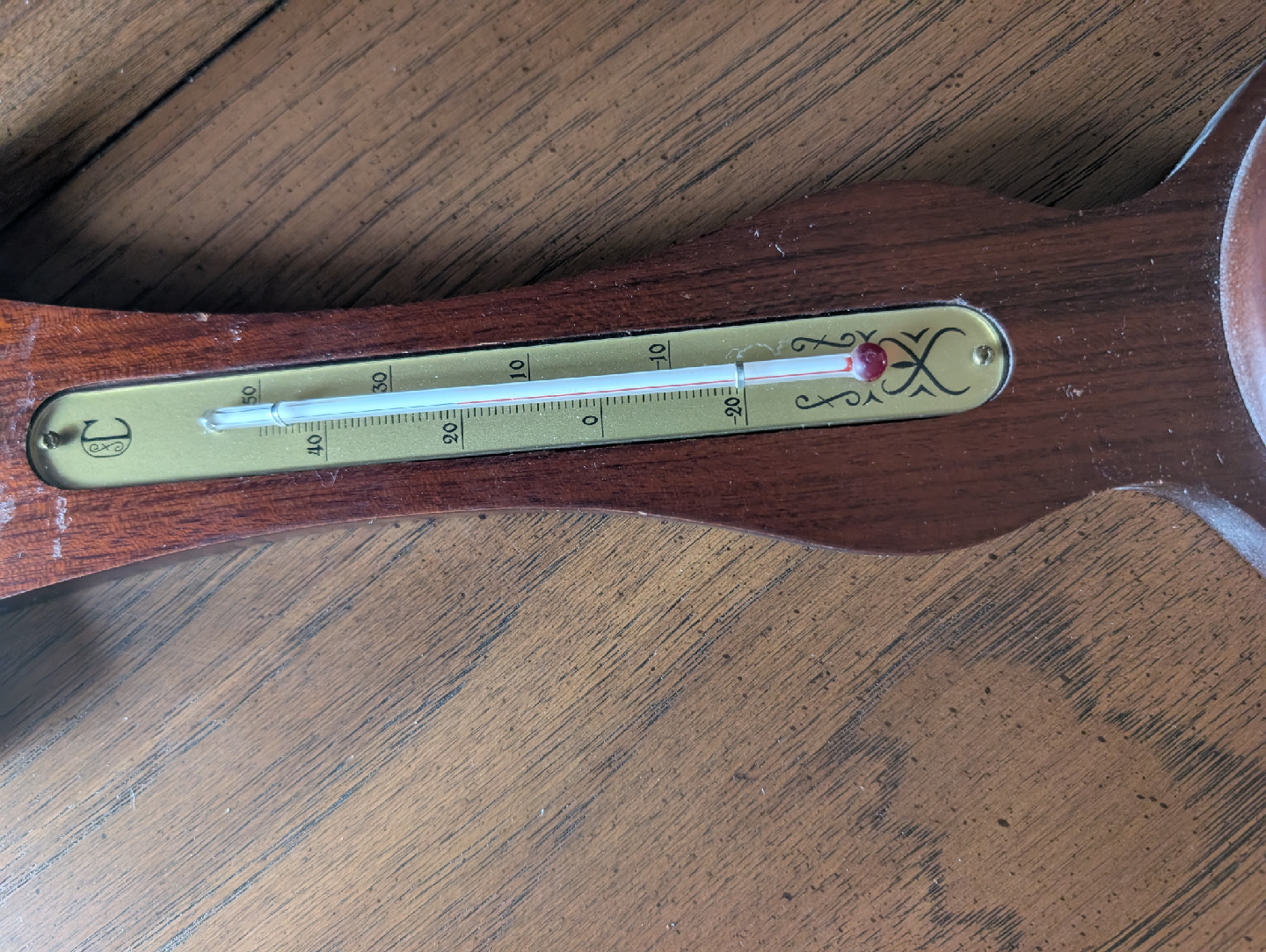vintage set of  3 made in Germany barometers - photo 4