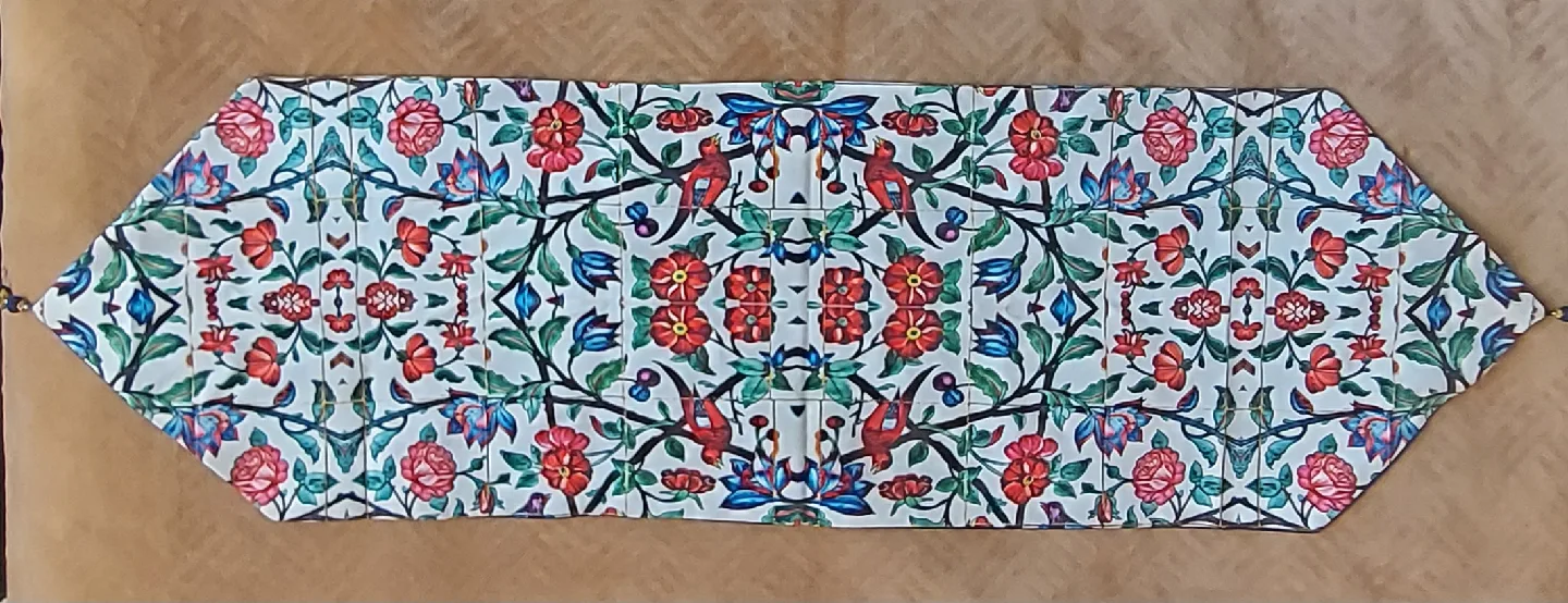 🥕Floral Patterned Table Runner image indicator(4)