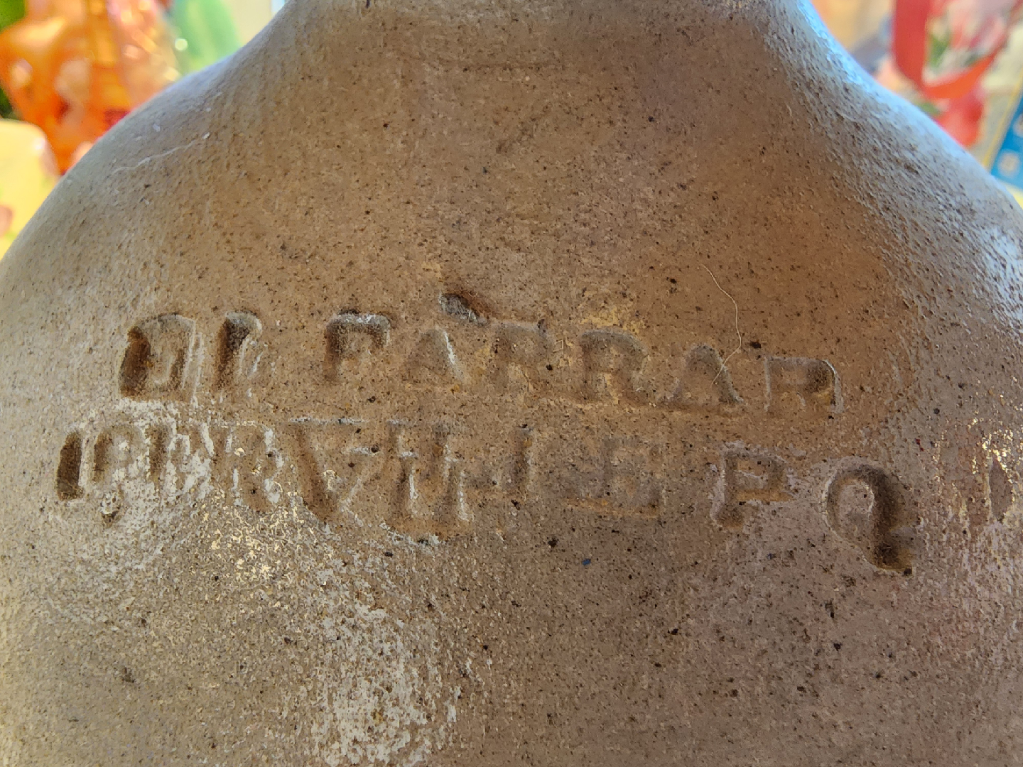 Vintage Farrar Pottery Lamp - photo 2