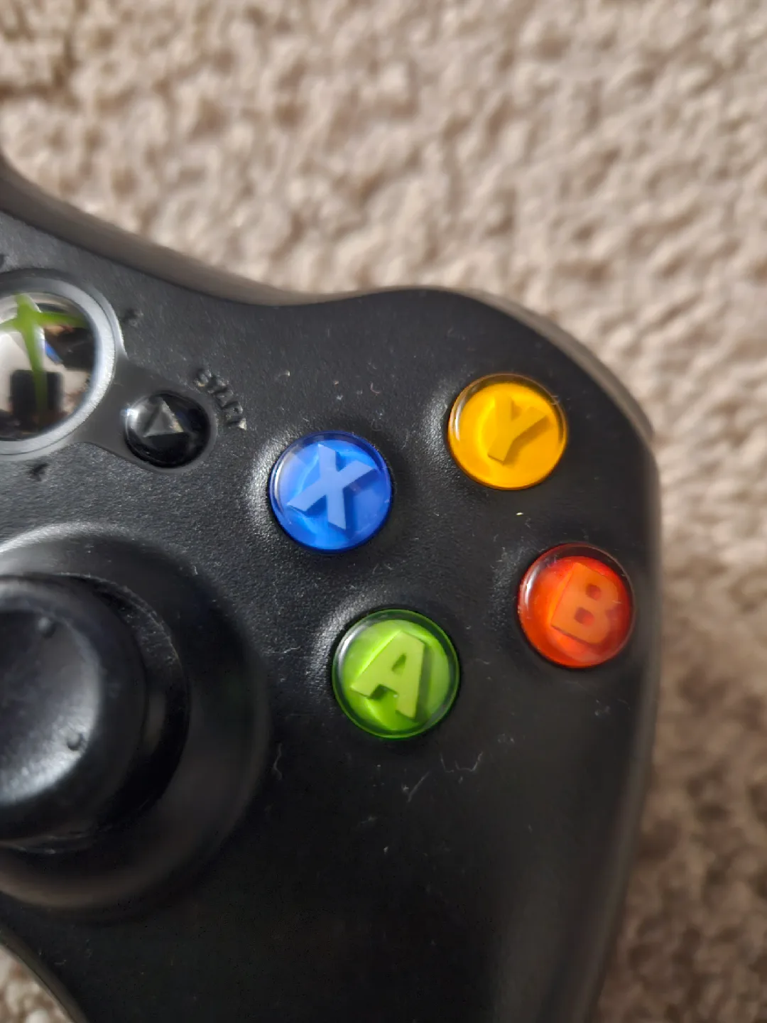 🥕Xbox 360 Wireless Controller - Black image indicator(2)