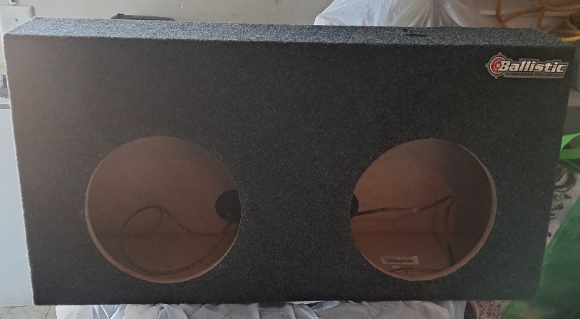 Ballistic Dual Subwoofer Box - 10 inch