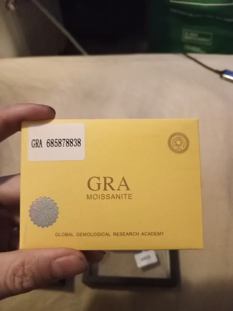 Moissanite 925 & 18K WG Plated Tennis Bracelet GRA Certified image indicator(3)