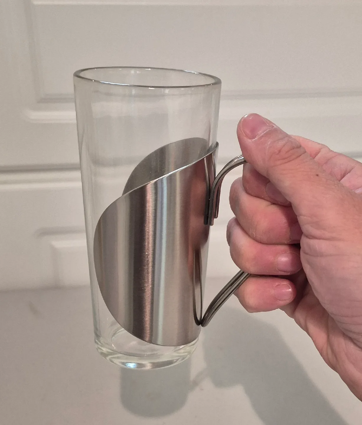 Set of 8 Stainless Steel Specialty Coffee Cups with Spoons image indicator(6)