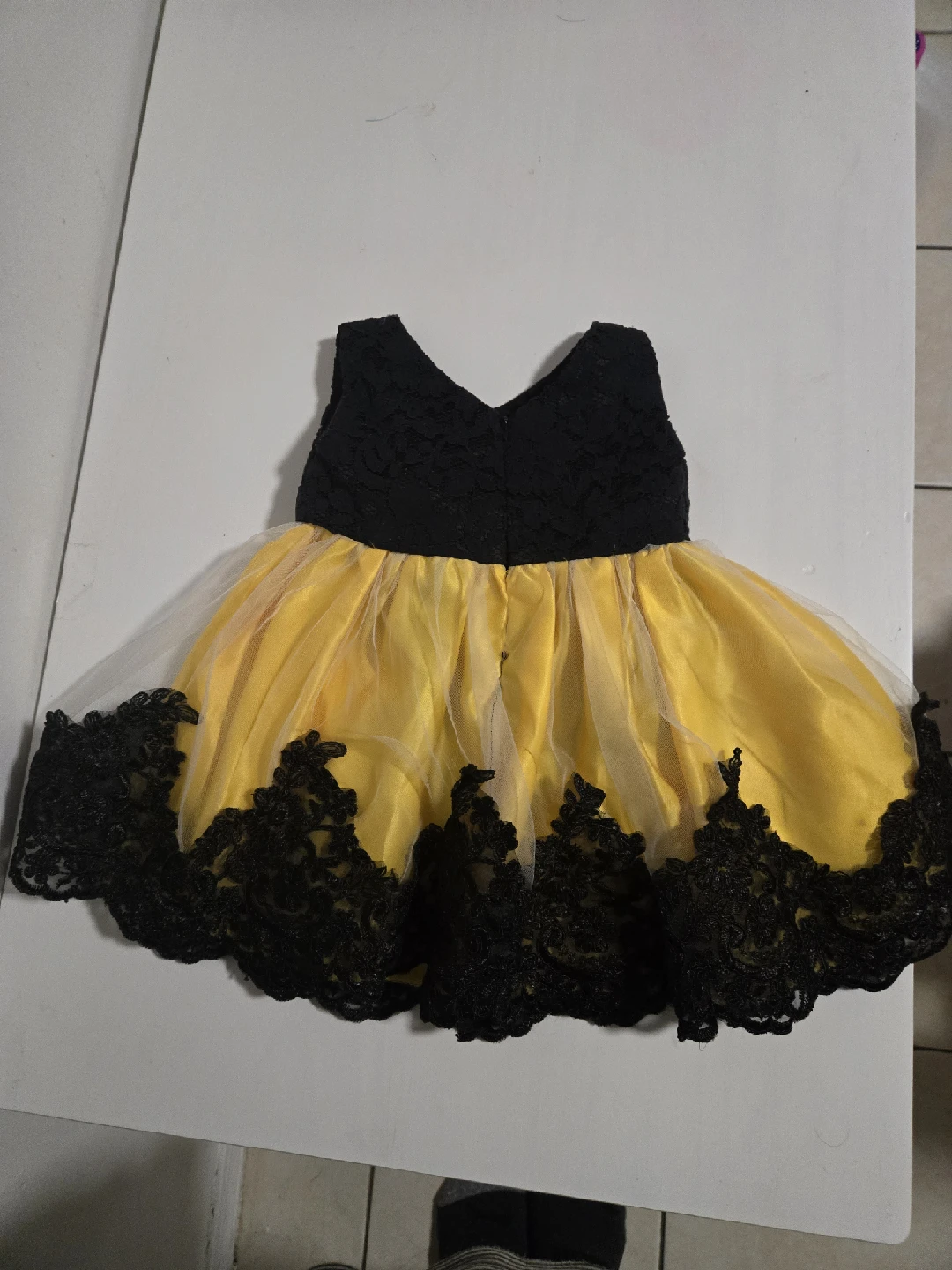 Yellow & Black Dress