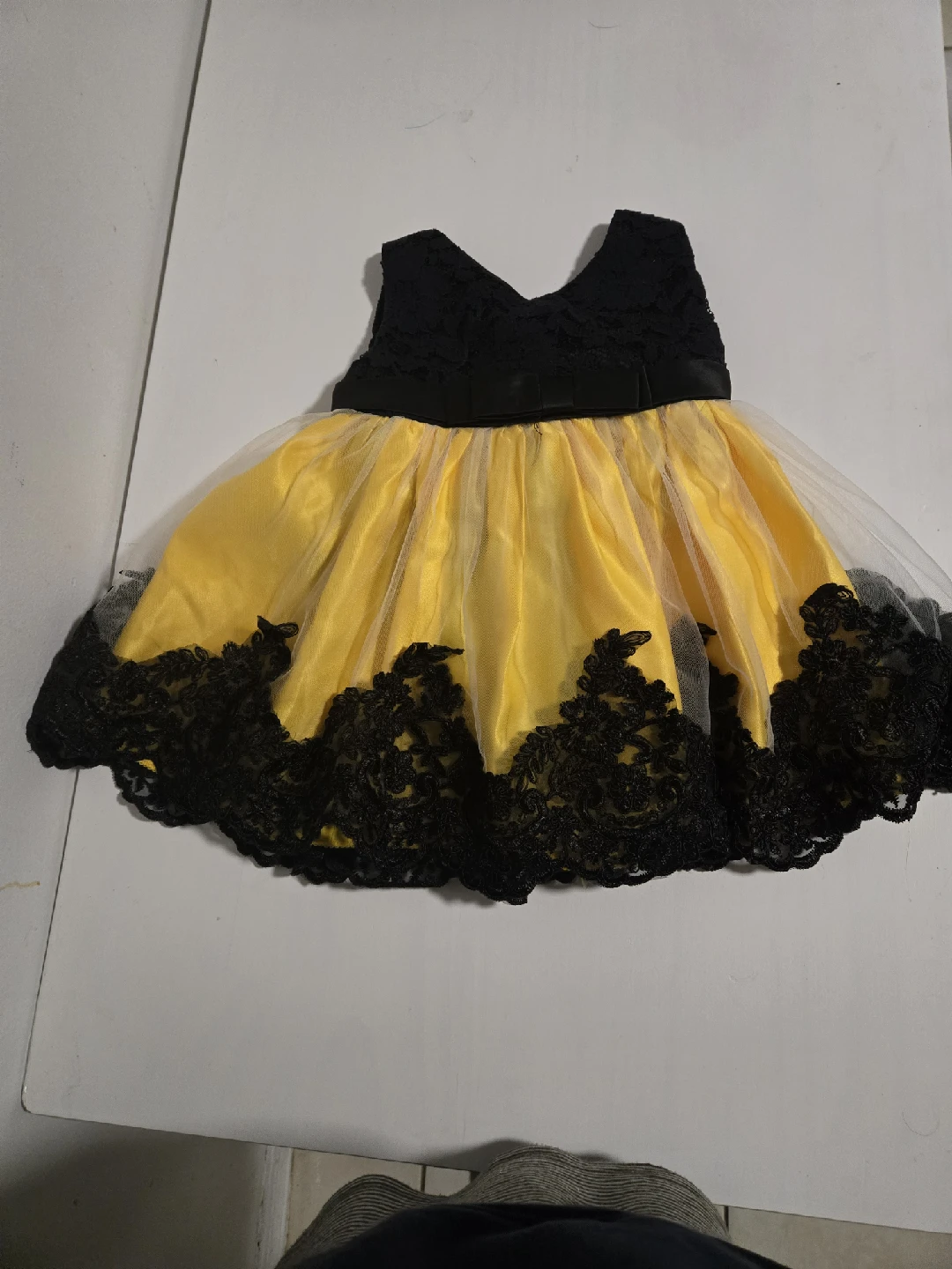 Yellow & Black Dress - photo 2