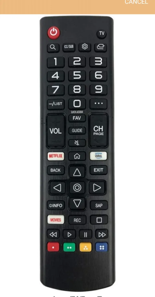 Samsung TV Replacement Remote thumbnail