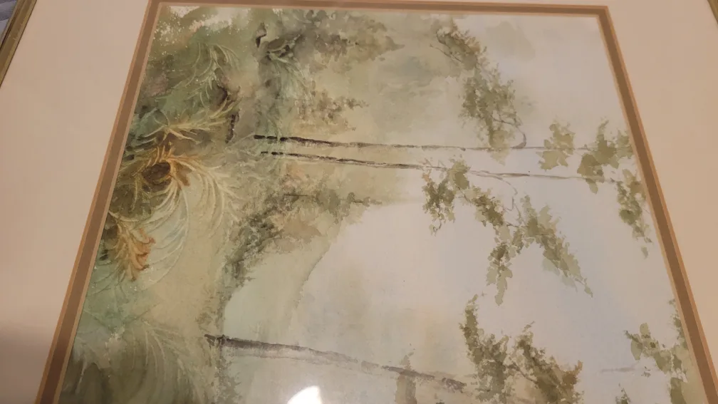 Carolyn Johnson Framed Watercolor Painting 20x16 image indicator(4)