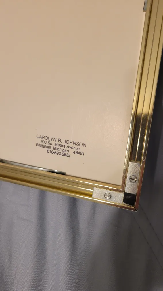 Carolyn Johnson Framed Watercolor Painting 20x16 image indicator(6)