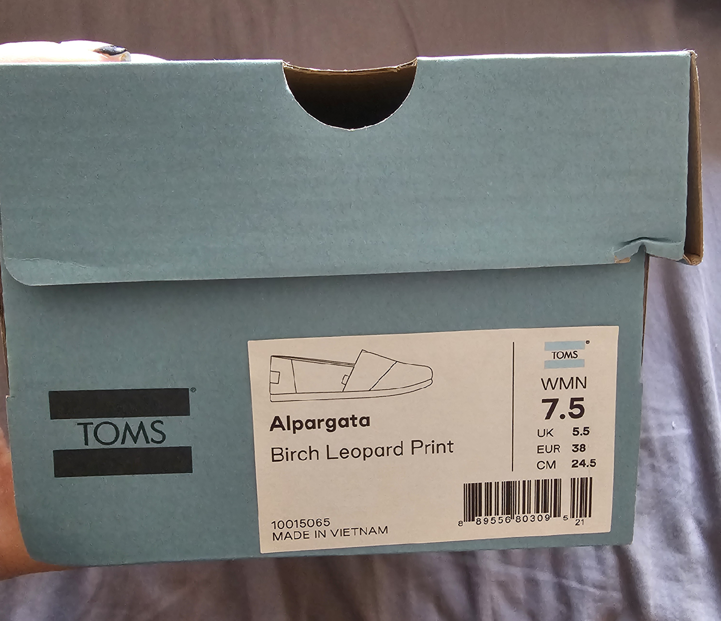 TOMS Alpargata Birch Leopard Print - Size 7.5 - photo 4