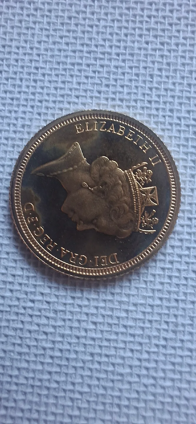 1992 Gold Proof Half-Sovereign Coin image indicator(2)