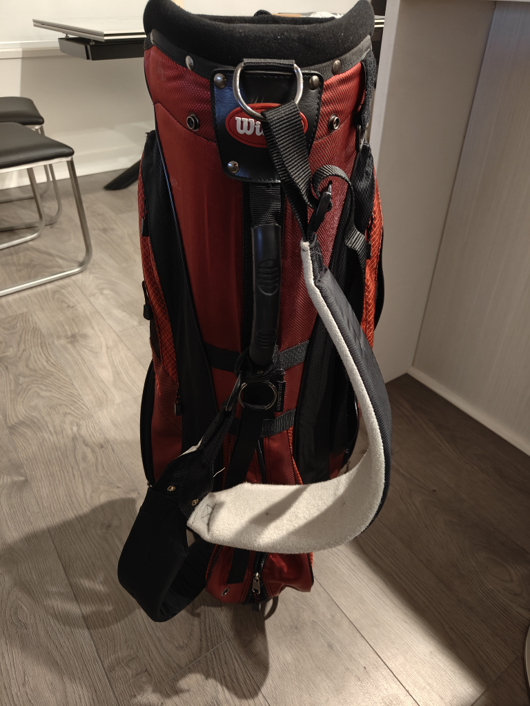 Wilson Golf Stand Bag - Red & Black