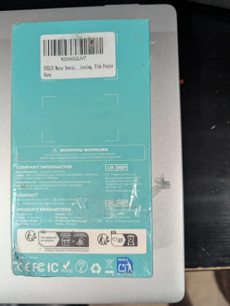 COSLUS T40 Water Flosser - Pink/Purple (new-sealed) image indicator(3)