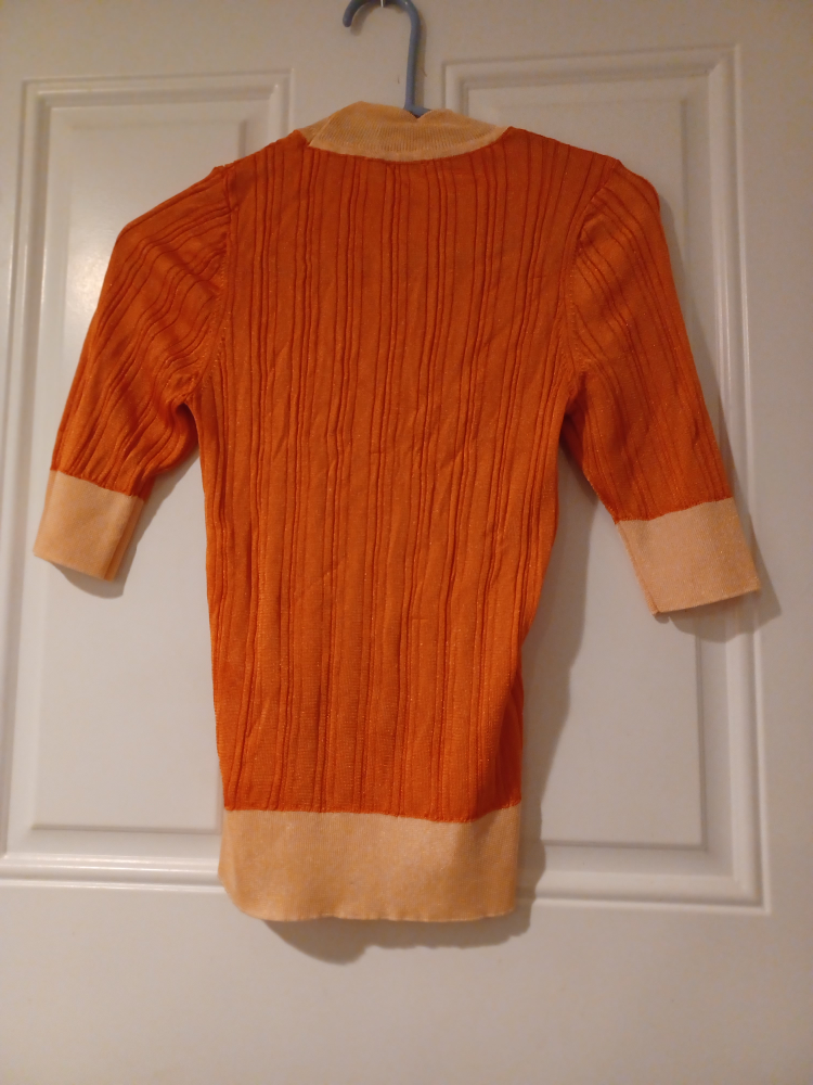Mango Suit Orange Top - Size M - photo 2