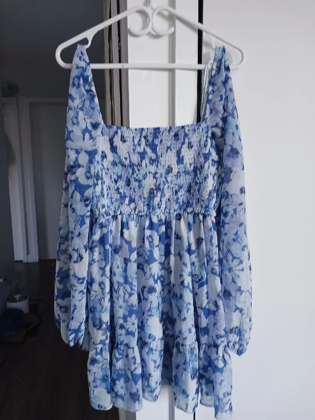 Streetwear Society Blue Floral Dress - XL thumbnail