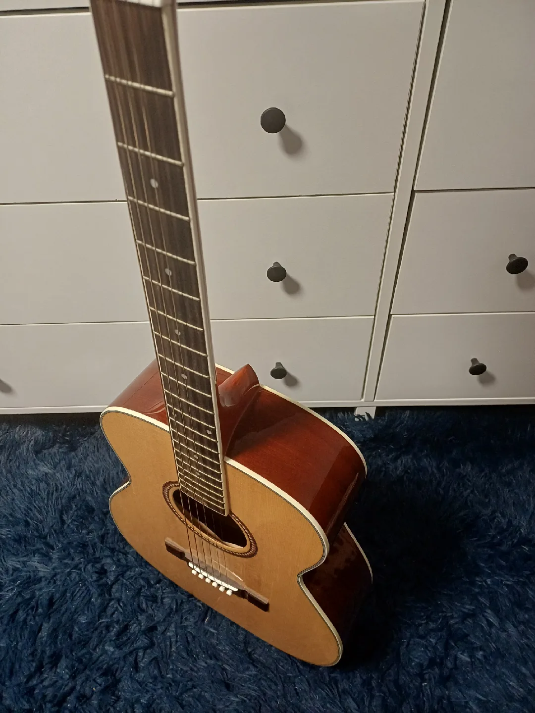 Washburn Acoustic Guitar with Case image indicator(8)