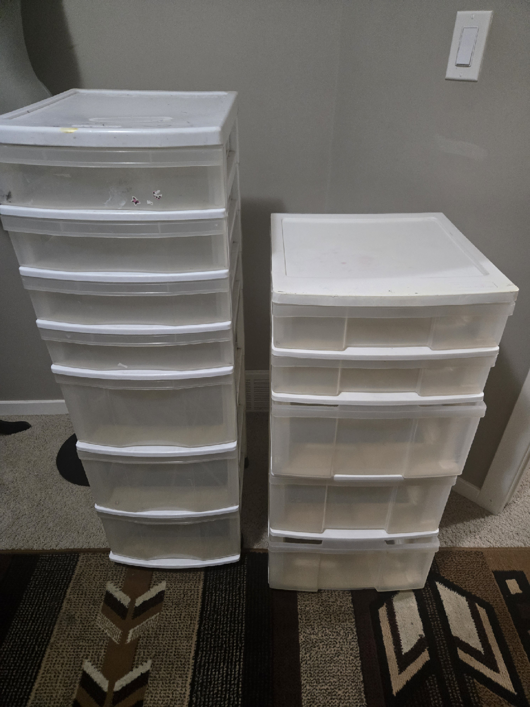 Plastic storage drawer units for 25$ - photo 2