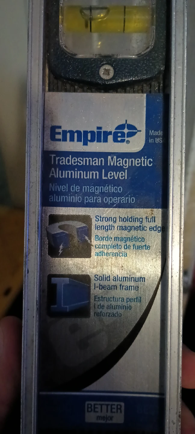 Empire 24" Magnetic Aluminum Level + light vision safety glasses - photo 2