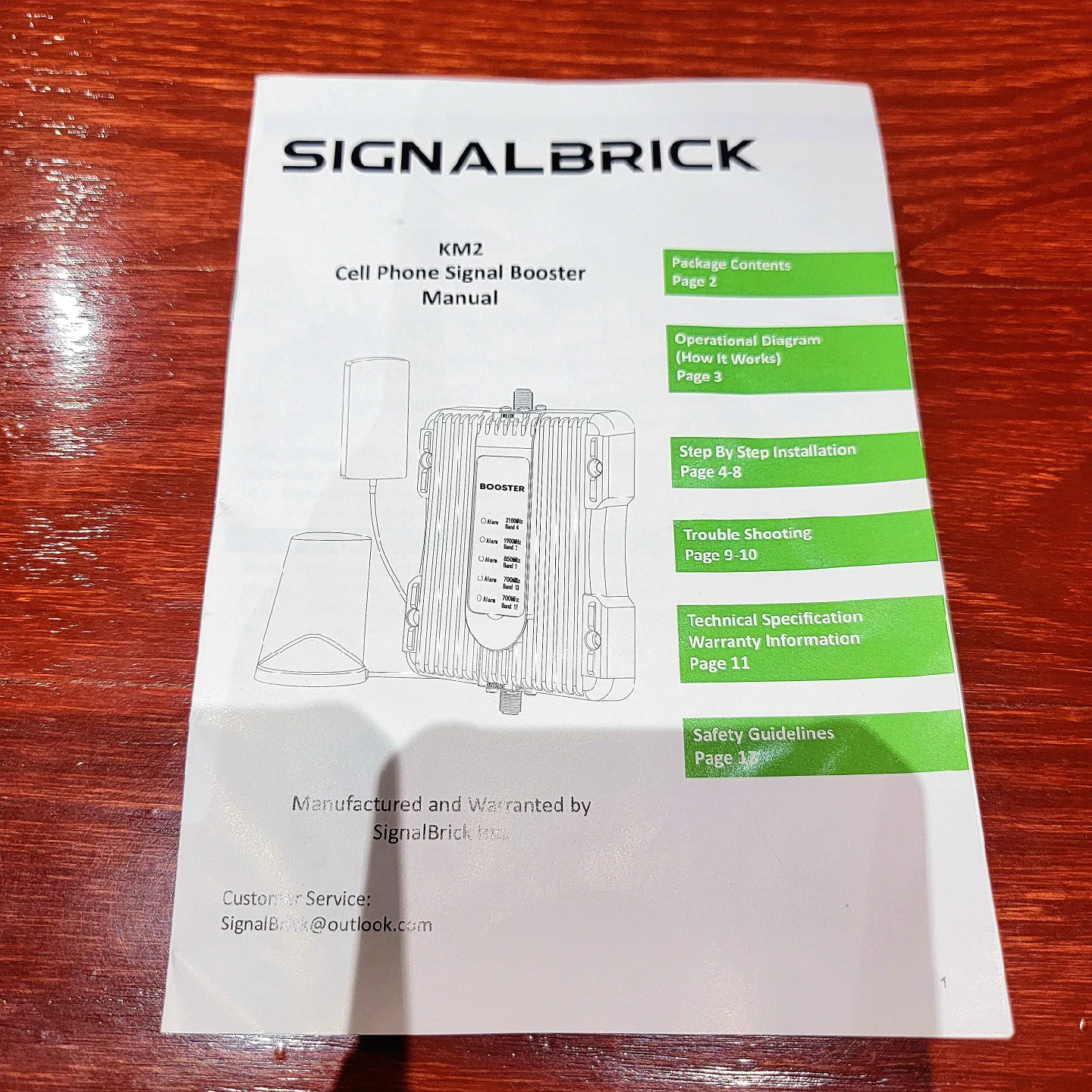 SignalBrick Cell Phone Booster For Car image indicator(10)