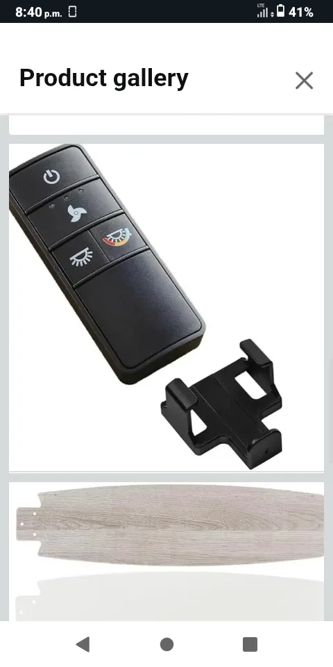 LED Indoor Colour Changing Ceiling Fan- New in box image indicator(6)