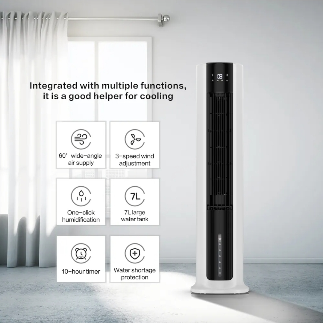 Vissani Portable Air Cooler, Tower Fan & Humidifier - photo 2