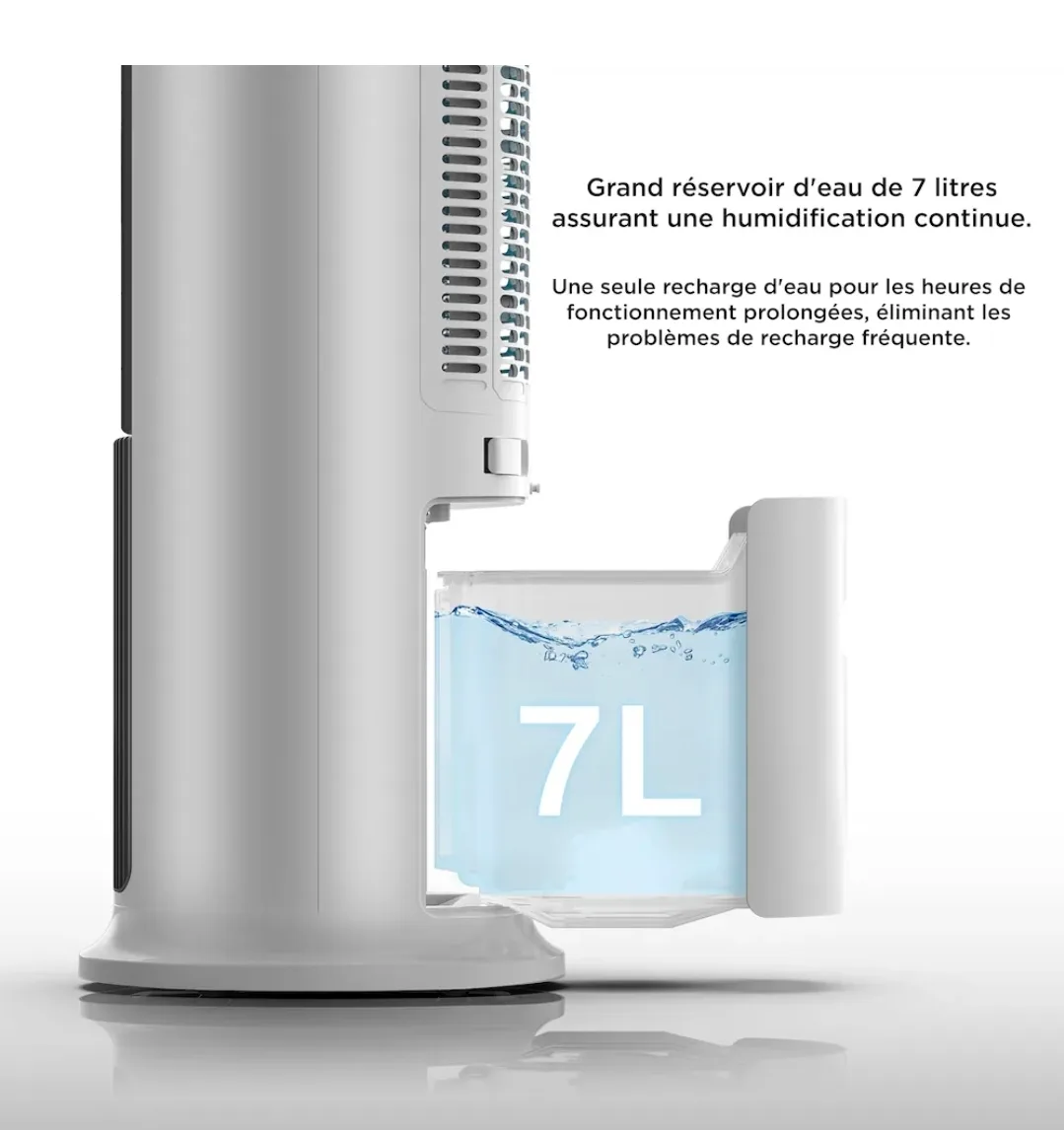 Vissani Portable Air Cooler, Tower Fan & Humidifier image indicator(5)