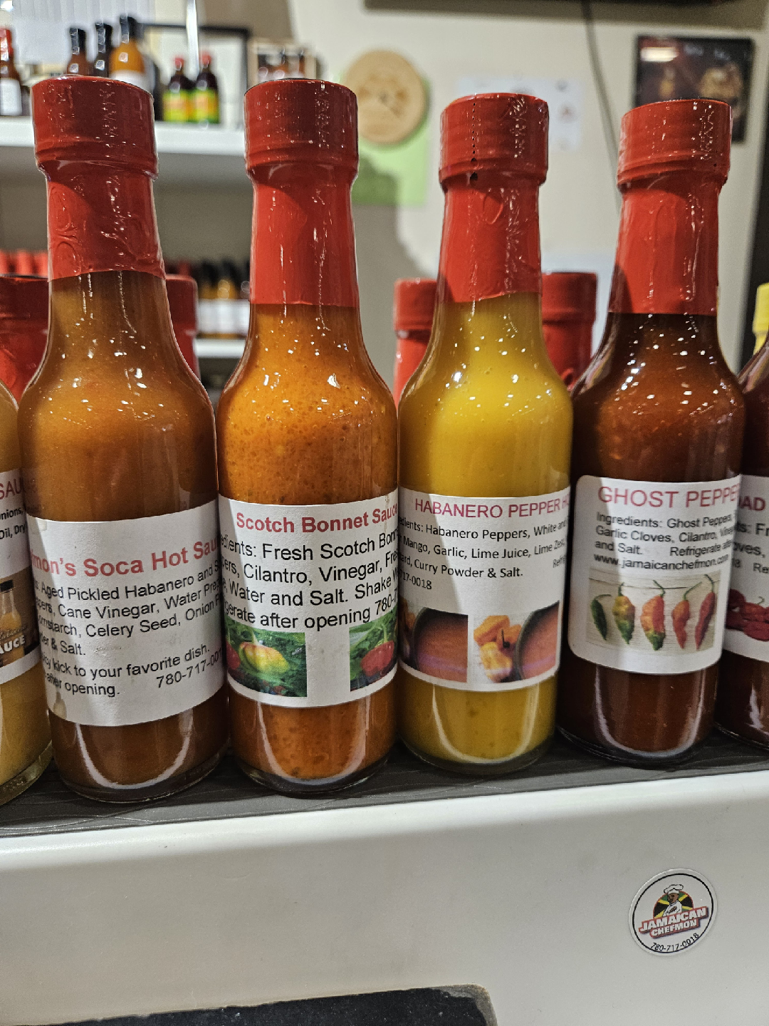 Jamaican Chefmon Hot Sauce