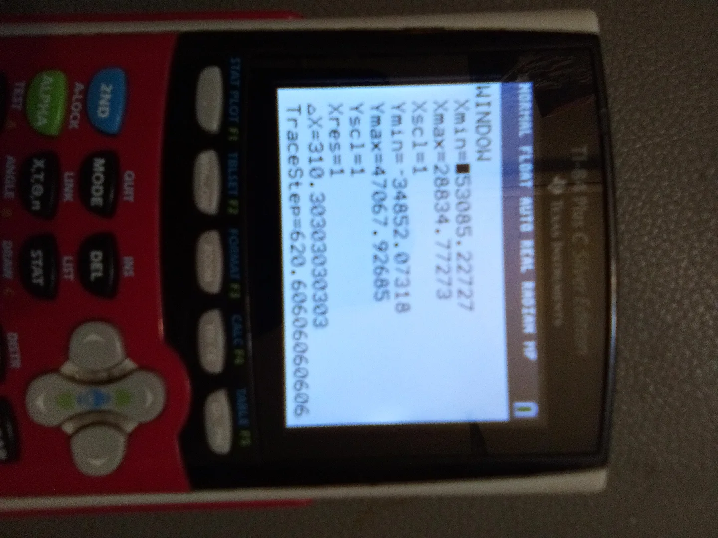 TI-84  Plus C Silver Edition graphing calculator. image indicator(3)