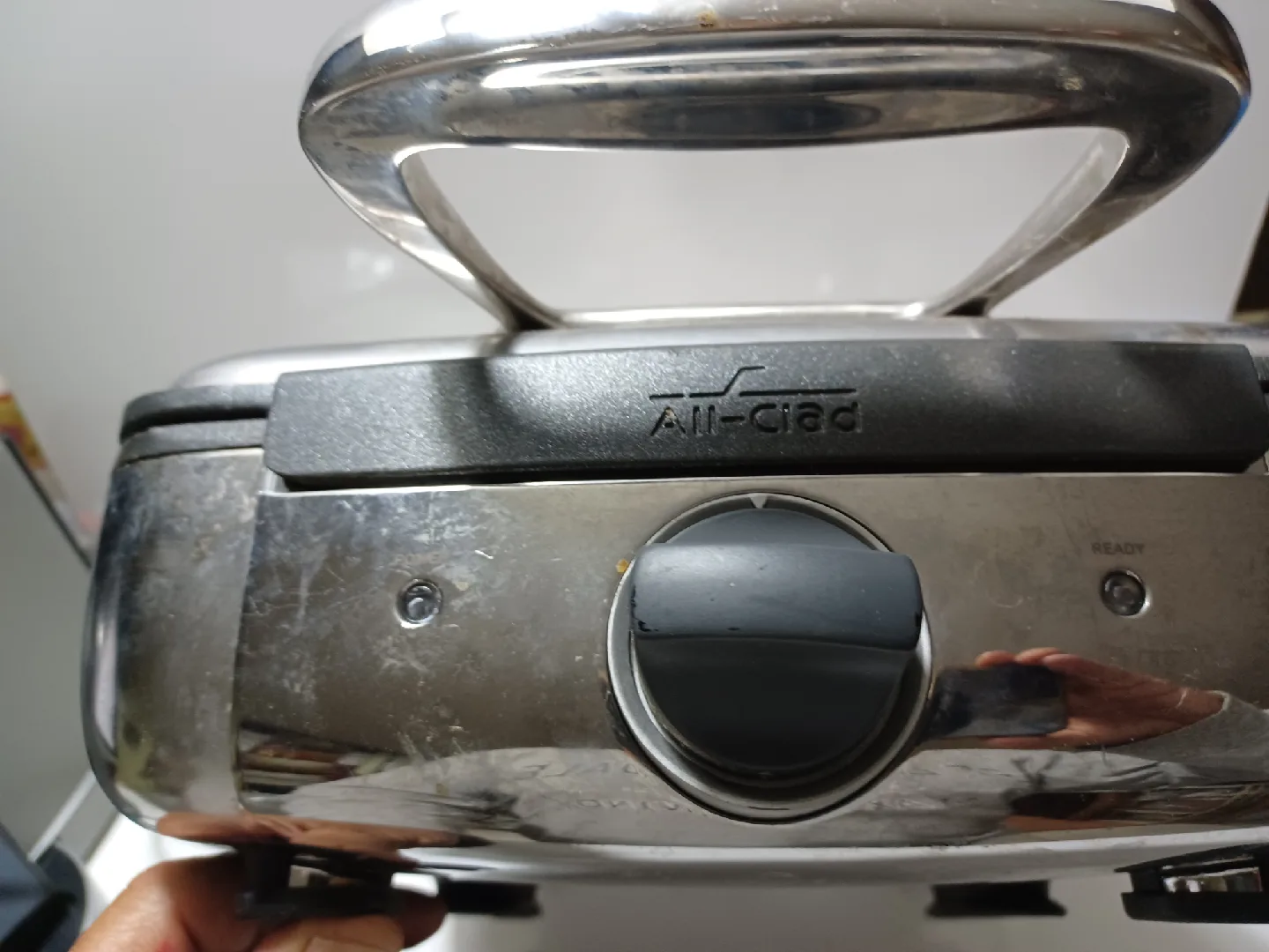 All-Clad Waffle Maker serial 6066. Very good condition image indicator(3)