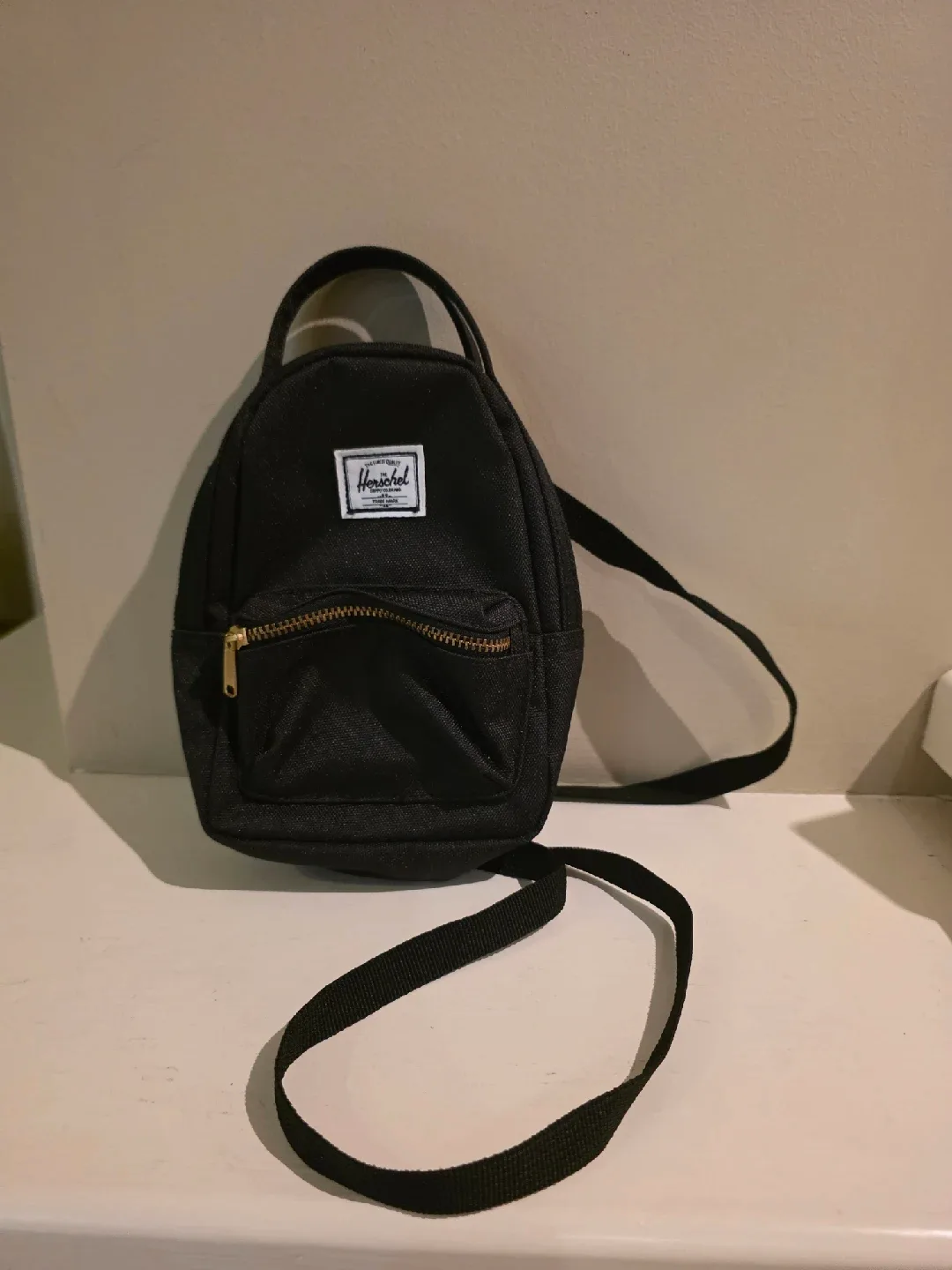 Herschel Black Mini Backpack thumbnail