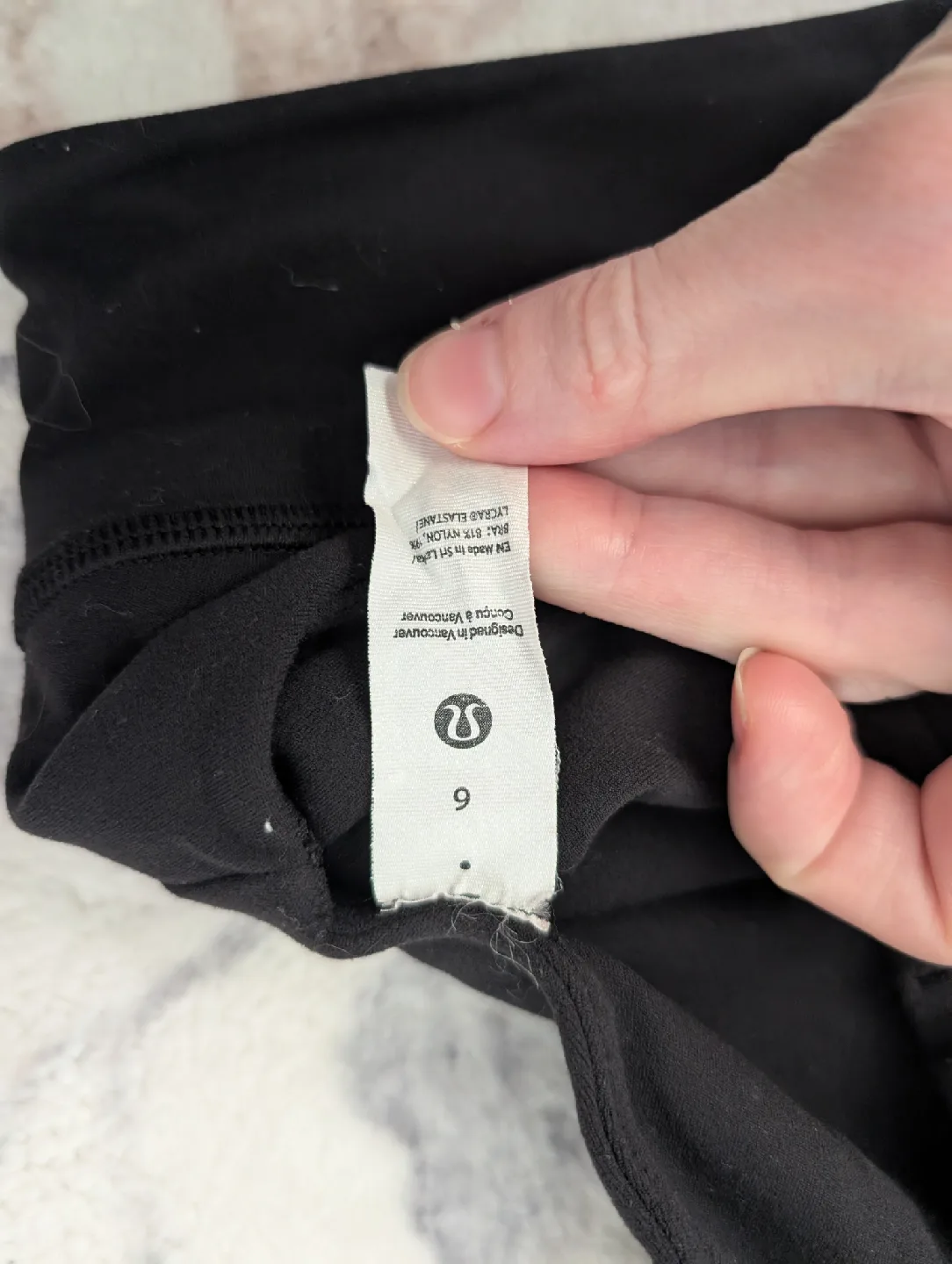 Lululemon Black One Shoulder Bra - Size 6 image indicator(2)