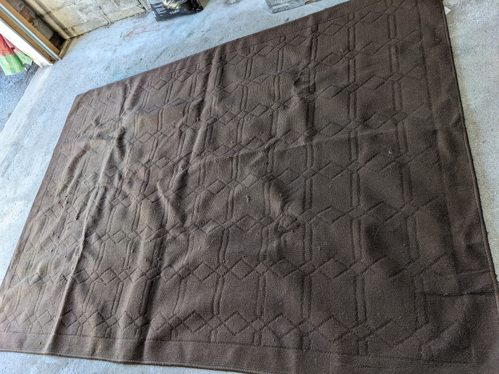 Brown Patterned Area Rug