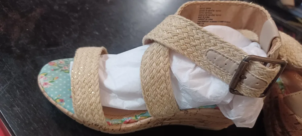 Cherokee Wedge Sandals - Size 1 image indicator(4)