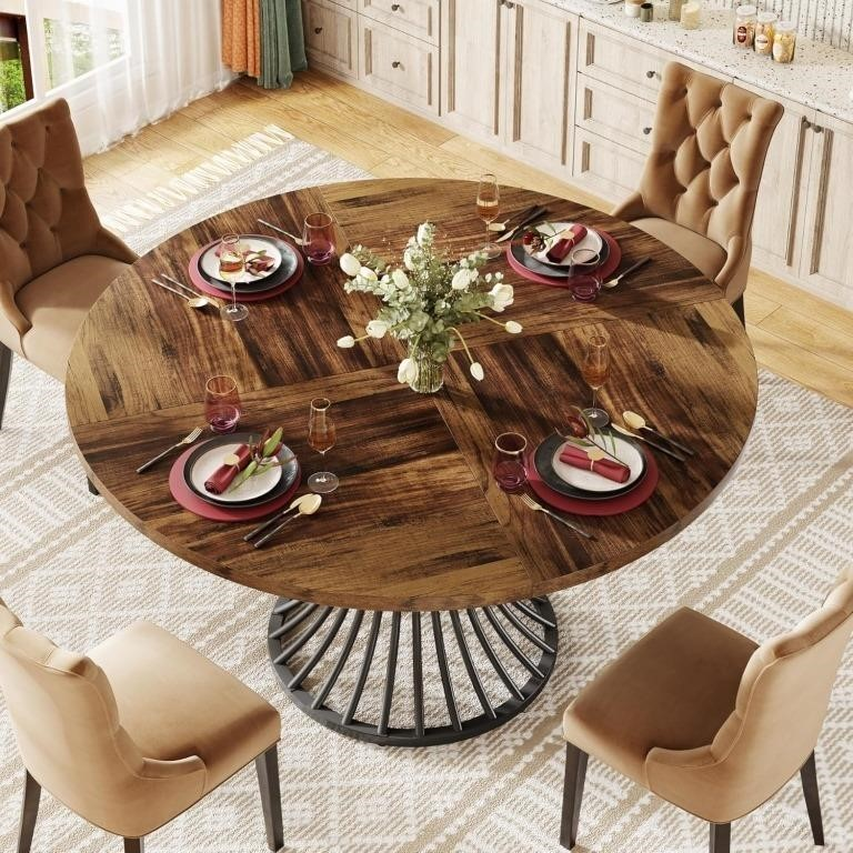 Tribesigns Round Dining Table - photo 3